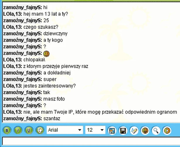 Prowokacja na chacie