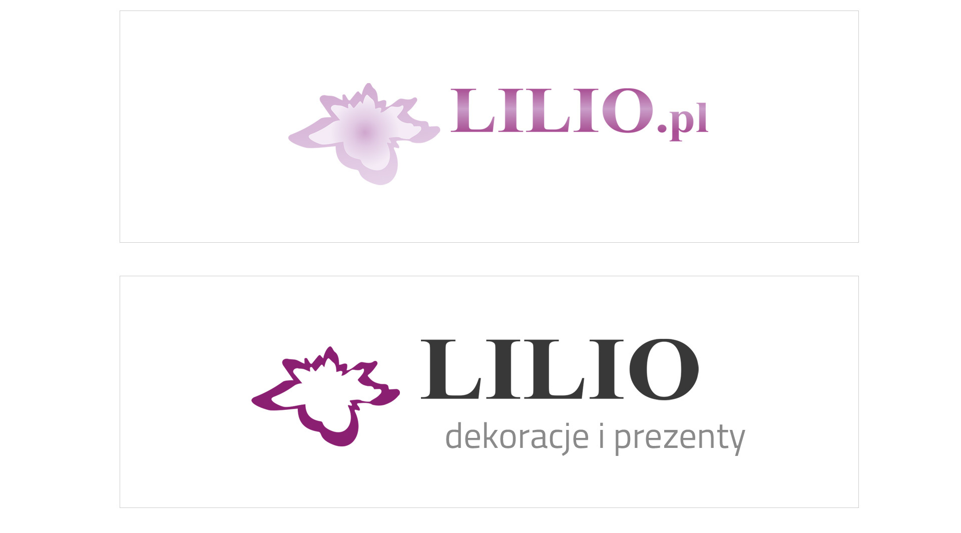 LILIO - logo stare i nowe